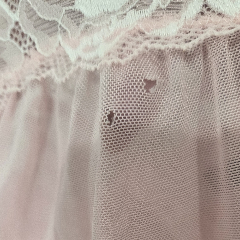 Chic Light Pink Lace Chemise Rachel Xl. - Picture 8 of 8
